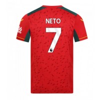 Stroje piłkarskie Wolves Pedro Neto #7 Koszulka Wyjazdowej 2023-24 Krótki Rękaw